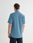Chisel Soft Touch Short Sleeve Shirt, Teal product photo View 02 S