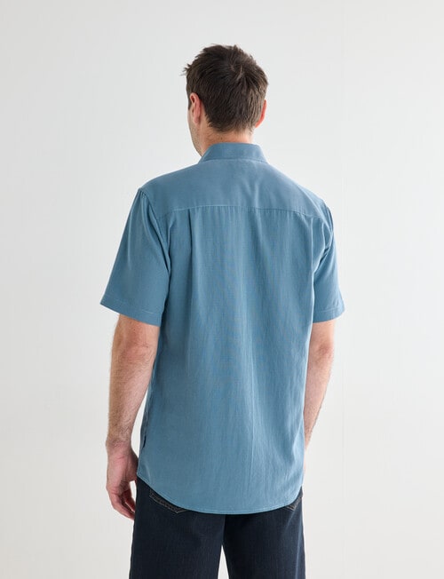 Chisel Soft Touch Short Sleeve Shirt, Teal product photo View 02 L
