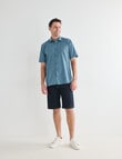 Chisel Soft Touch Short Sleeve Shirt, Teal product photo View 03 S