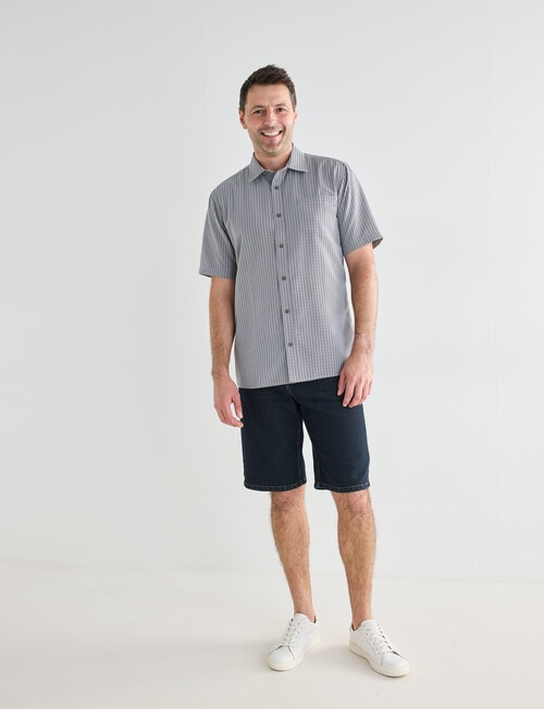 Chisel Soft Touch Short Sleeve Shirt, Grey product photo View 03 L