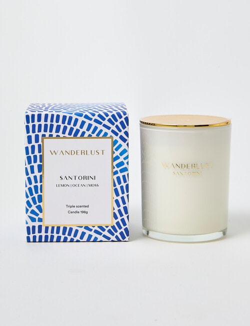 Salt&Pepper Wanderlust Candle, Santorini, 198g product photo