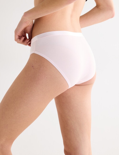 Lyric Marie Cotton Bikini Brief, Blush product photo View 02 L