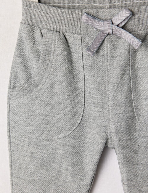 Teeny Weeny Trackpants, Grey Marle product photo View 02 L