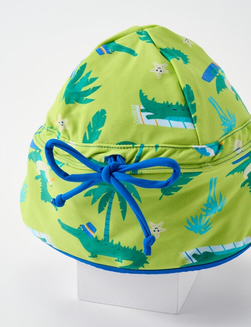 Teeny Weeny Crocs Legionnaire Swim Hat, Multicoloured product photo View 02 L