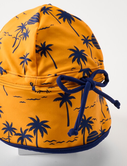 Teeny Weeny Palm Trees Legionnaire Swim Hat, Multicoloured product photo View 02 L