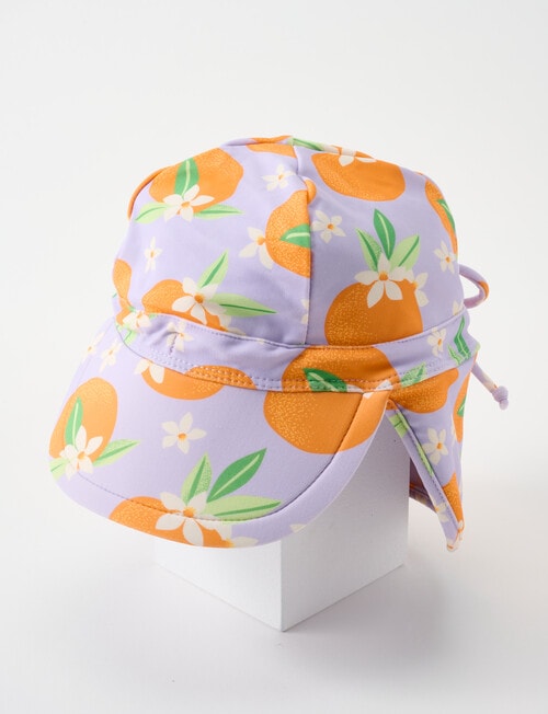 Teeny Weeny Oranges Legionnaire Swim Hat, Multicoloured product photo