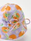 Teeny Weeny Oranges Legionnaire Swim Hat, Multicoloured product photo View 02 S