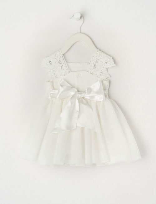 Teeny Weeny All Dressed Up Juno Dress, White product photo View 02 L