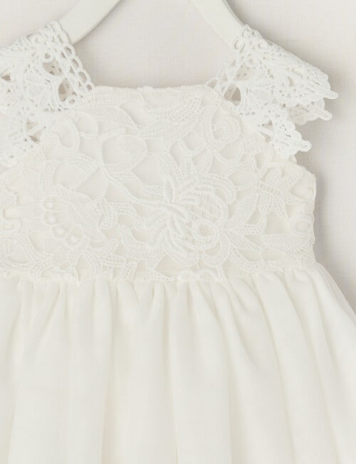 Teeny Weeny All Dressed Up Juno Dress, White product photo View 03 L