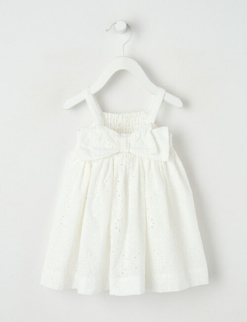 Teeny Weeny All Dressed Up Picnic Dress, White product photo View 02 L