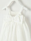Teeny Weeny All Dressed Up Picnic Dress, White product photo View 03 S
