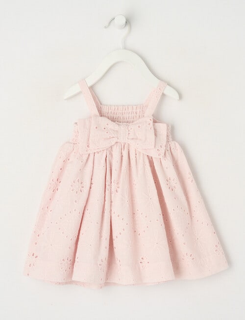 Teeny Weeny All Dressed Up Picnic Dress, Powder Puff Pink product photo View 02 L
