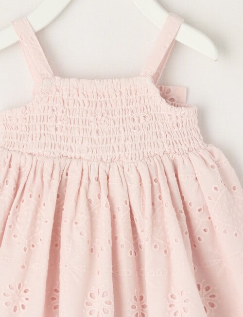 Teeny Weeny All Dressed Up Picnic Dress, Powder Puff Pink product photo View 03 L