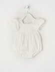 Teeny Weeny All Dressed Up Romper, White product photo