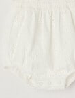 Teeny Weeny All Dressed Up Romper, White product photo View 03 S