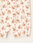 Teeny Weeny Christmas Novelty Rudolph Romper, White & Red product photo View 03 S