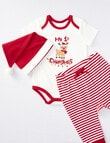 Teeny Weeny My 1st Christmas Set, 3-Piece, White & Red product photo View 02 S