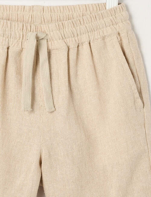 Mac & Ellie Linen Blend Woven Short, Stone product photo View 02 L