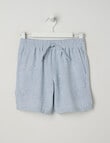 Mac & Ellie Linen Blend Woven Shorts, Blue product photo