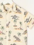 Mac & Ellie All Over Print Dino Short Sleeve Shirt, Multi product photo View 02 S