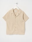 Mac & Ellie Linen Blend Shirt, Stone product photo
