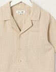 Mac & Ellie Linen Blend Shirt, Stone product photo View 02 S