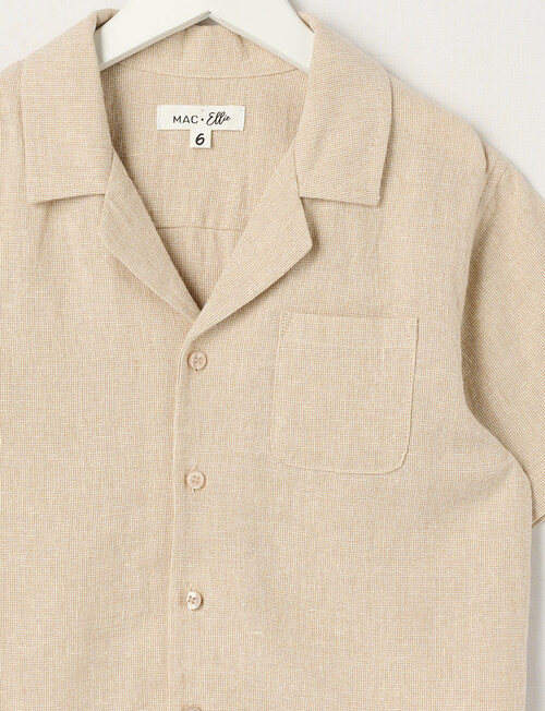 Mac & Ellie Linen Blend Shirt, Stone product photo View 02 L