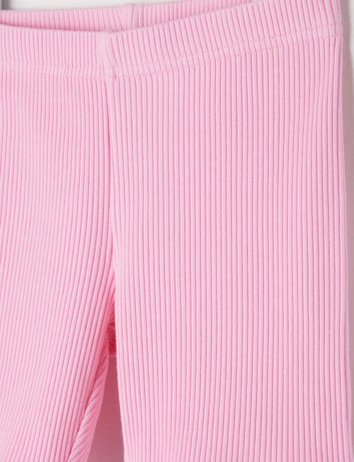 Mac & Ellie Rib Bike Short, Candy Pink product photo View 02 L