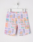 Mac & Ellie Flower Garden Bike Short, Milk product photo