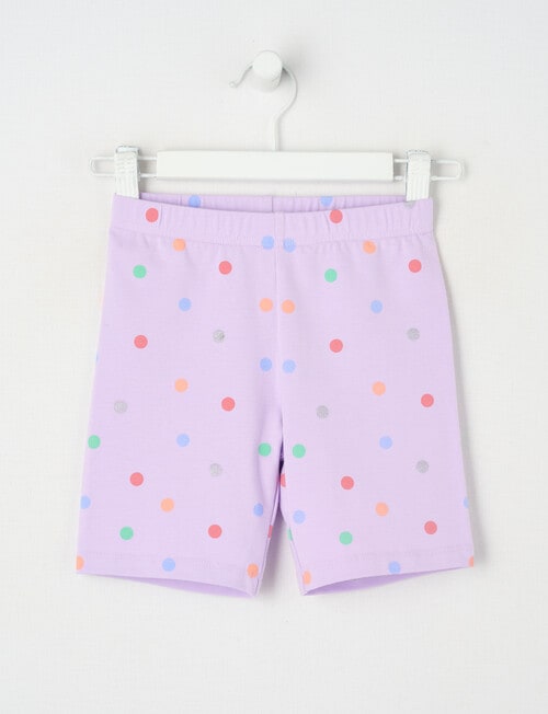 Mac & Ellie Spot Bike Short, Lilac product photo
