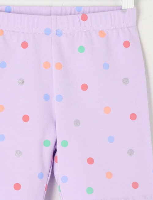 Mac & Ellie Spot Bike Short, Lilac product photo View 02 L