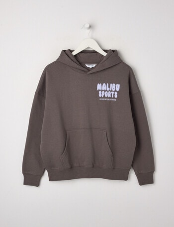 Switch Malibu Sports Oversized Hoodie, Charcoal & Lilac product photo