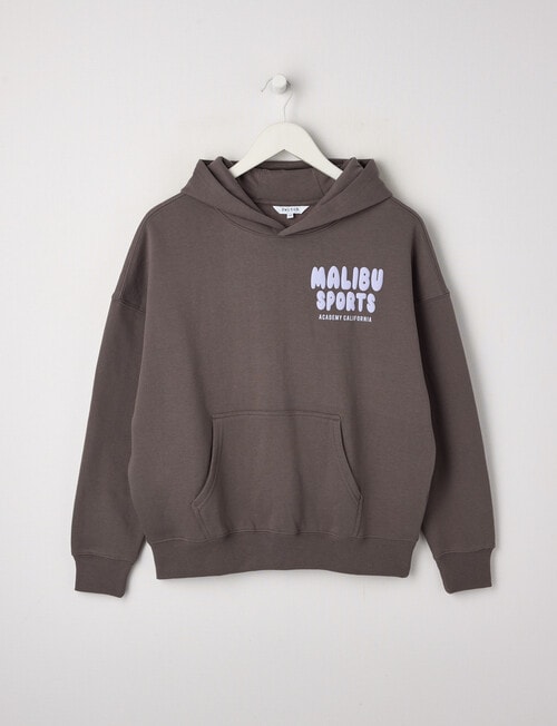 Switch Malibu Sports Oversized Hoodie, Charcoal & Lilac product photo