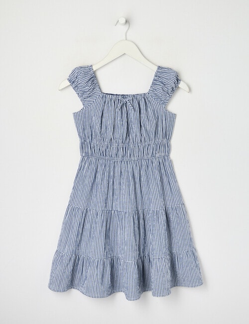 Switch Lily Tiered Gingham Dress, Navy product photo