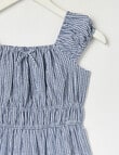 Switch Lily Tiered Gingham Dress, Navy product photo View 02 S