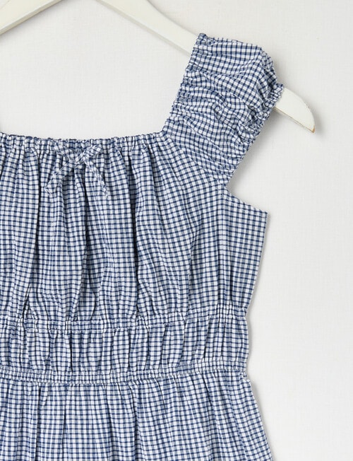 Switch Lily Tiered Gingham Dress, Navy product photo View 02 L
