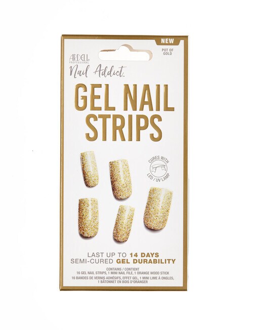 Ardell Nail Addict Gel Strip, Pot of Gold product photo