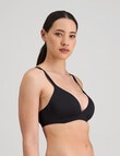 Bendon Simply Seamless Soft Cup Bra, Black, AA-D product photo View 03 S