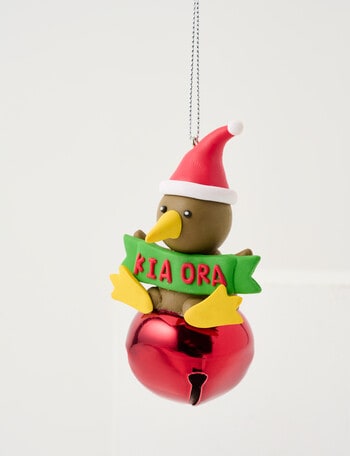 Christmas Shop Claydough Ornament, Kiwi Bell product photo