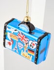Christmas Shop Glass Ornament, Suitcase product photo View 03 S