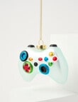Christmas Shop Glass Ornament, Game Controller product photo
