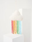 Christmas Shop Fabric Ornament, Beaded Rain Cloud product photo View 03 S