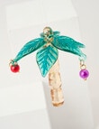 Christmas Shop Glass Ornament, Palm Tree product photo View 02 S