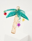 Christmas Shop Glass Ornament, Palm Tree product photo View 03 S