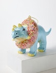 Christmas Shop Ornament, Dino With Donut product photo View 02 S