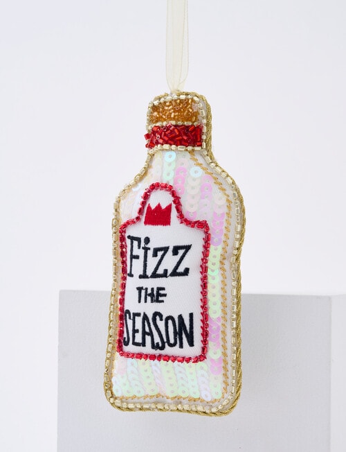 Christmas Shop Fabric Beaded Fizz The Season product photo