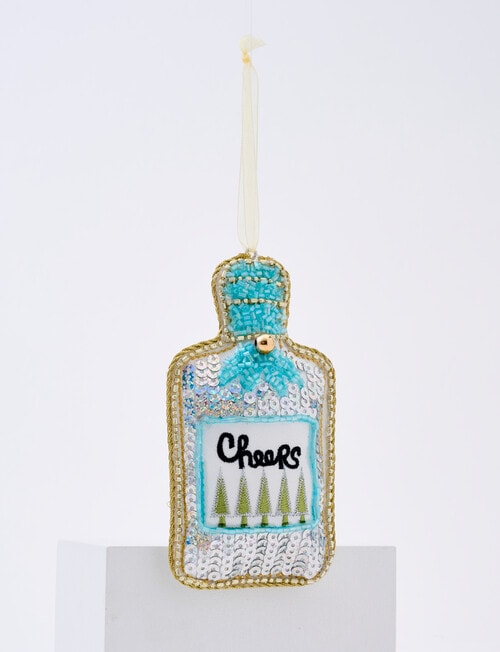 Christmas Shop Fabric Beaded Cheers product photo