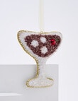 Christmas Shop Fabric Beaded Cocktail product photo View 03 S