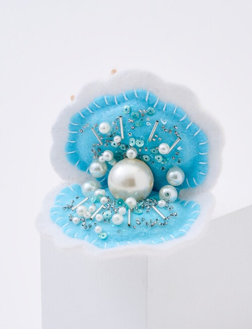 Christmas Shop Felt Shell W/ Pearl Ornament product photo View 03 L