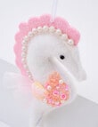 Christmas Shop Felt Sea Horse Ornament product photo View 02 S